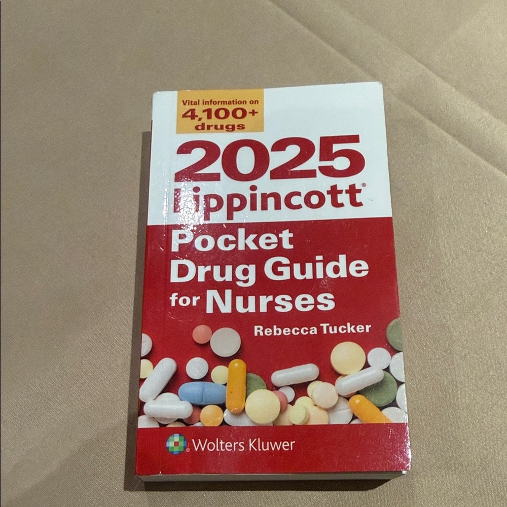 Wolters Kluwer 2025 Lippincott Pocket Drug Guide for Nurses - Red